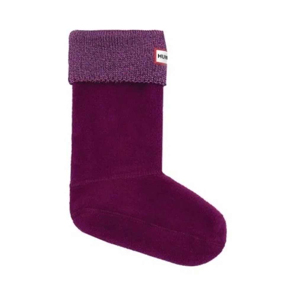 🍒NIB🍒 GLITTER VIOLET HUNTER BOOT SOCKS XL